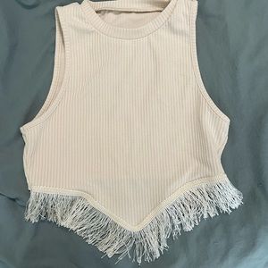 Cream tank top